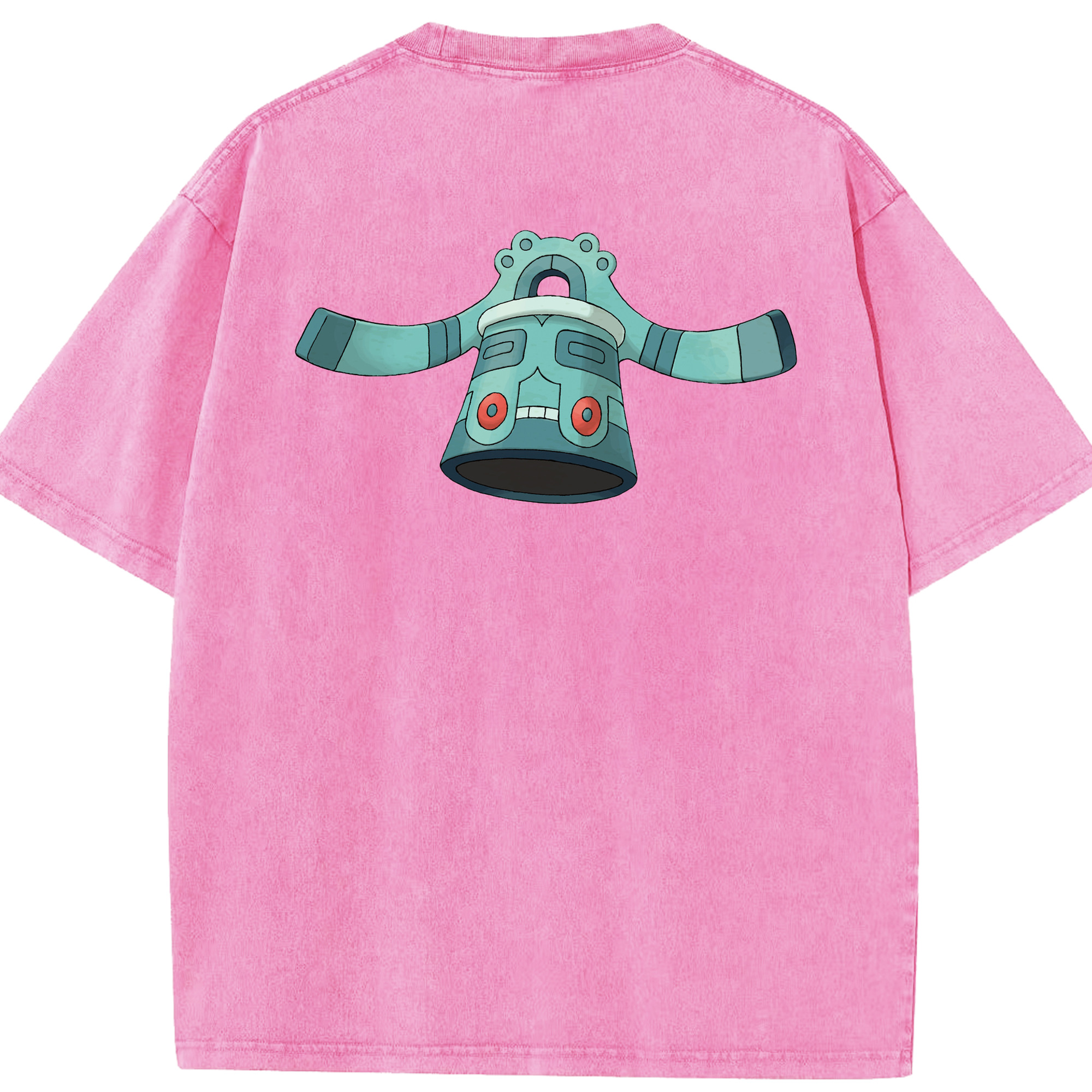 （画像用） ポケットモンスター Pokémon 綿100% ヴィンテージ風 半袖Tシャツ（背面プリント）